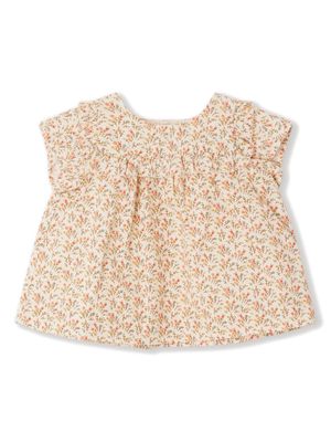 Bonpoint Luni floral-print blouse - Neutrals