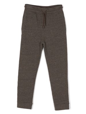 Bonpoint mélange cotton track pants - Brown