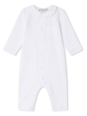 Bonpoint motif-embroidered cotton pajama - White