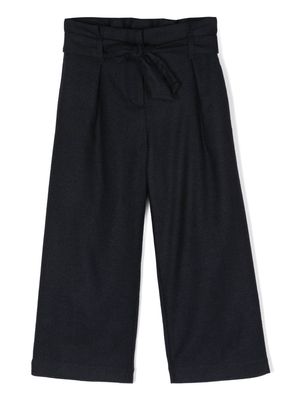 Bonpoint Natalia belted-waist trousers - Blue