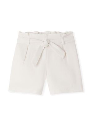 Bonpoint Nath belted bermuda shorts - White