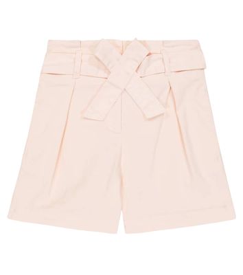 Bonpoint Nath tie-waist cotton shorts