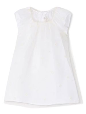 Bonpoint Nuage sleeveless dress - White