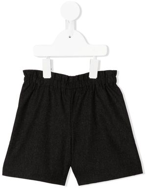 Bonpoint paperbag waist shorts - Black