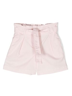 Bonpoint paperbag-waist shorts - Pink