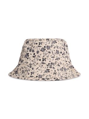 Bonpoint Piob floral-print bucket hat - Neutrals