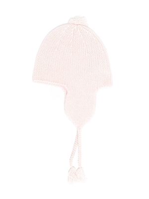 Bonpoint pompom knitted hat - Pink