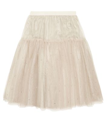 Bonpoint Princess glitter tulle skirt