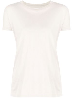 Bonpoint round-cut cotton T-shirt - Neutrals