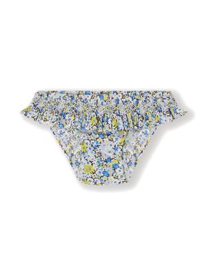 Bonpoint Sardaigne floral-print swimsuit - Blue