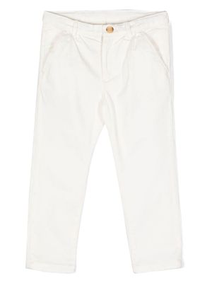 Bonpoint Stephen slim-cut trousers - White