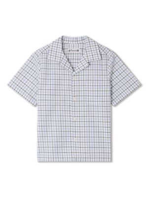 Bonpoint Steve checked shirt - Neutrals