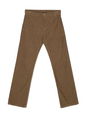 Bonpoint straight-leg corduroy trousers - Brown