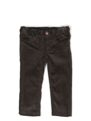 Bonpoint straight-leg corduroy trousers - Grey