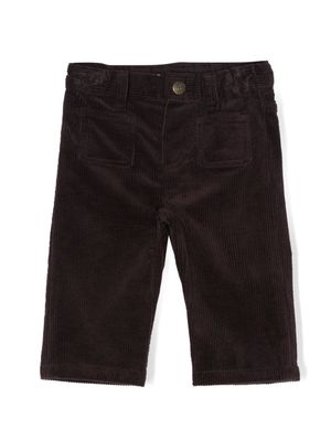Bonpoint straight-leg corduroy trousers - Purple