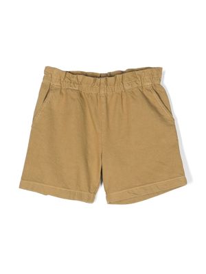 Bonpoint straight-leg cotton shorts - Yellow