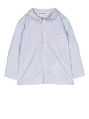 Bonpoint stripe-print cotton shirt - Grey