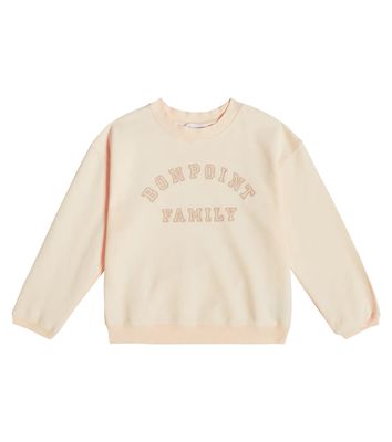 Bonpoint Tayla logo embroidered cotton sweatshirt