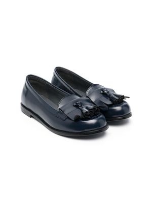 Bonpoint Thea slip-on loafers - Blue