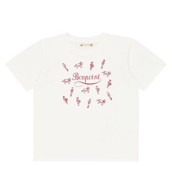 Bonpoint Thida logo printed cotton jersey T-shirt
