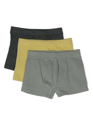 Bonpoint three-pack cotton boxers - Grey