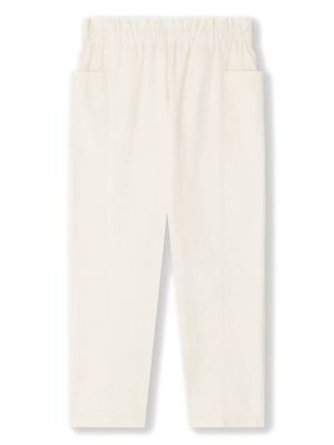 Bonpoint Tiche cotton trousers - White