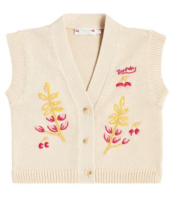 Bonpoint Ticiana embroidered cotton vest