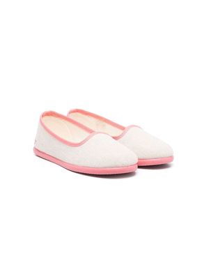 Bonpoint two-tone slip-on shoes - Neutrals