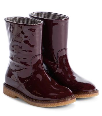 Bonpoint Wild patent leather boots