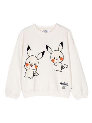 Bonpoint x Pokémon cotton sweatshirt - White