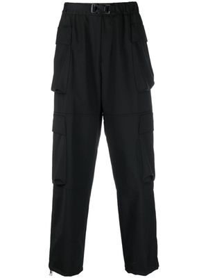 Bonsai belted loose-fit trousers - Black