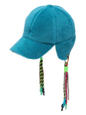 Bonsai Carabiner flap baseball cap - Blue