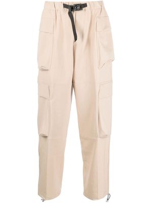 Bonsai cargo-pockets tapered trousers - Neutrals
