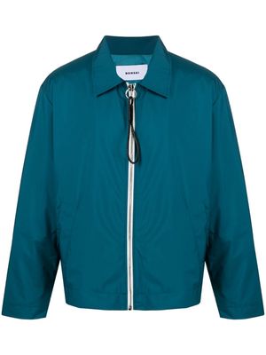 Bonsai Coach zip-up shirt jacket - Blue