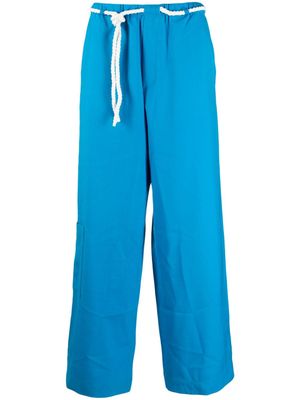 Bonsai virgin-wool cargo trousers - Blue