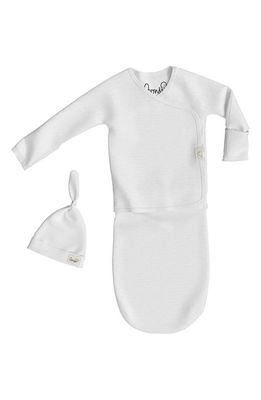 BONSIE Baby Skin to Skin Bodysuit Bag and Hat Set in Milk