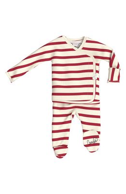BONSIE Baby Skin to Skin Footie in Candy Cane