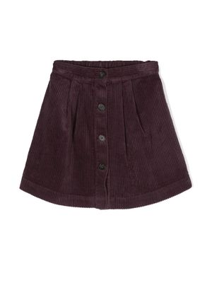 Bonton button-down fastening skirt - Purple