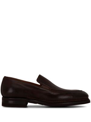 Bontoni leather loafers - Brown