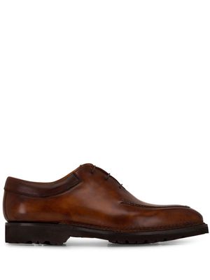 Bontoni Sontuoso leather Oxford shoes - Brown