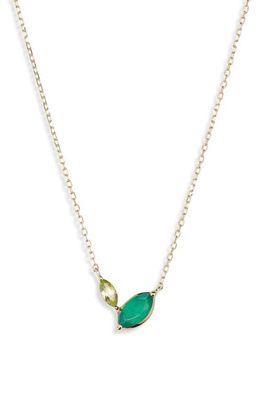 Bony Levy 14K Gold Agate & Peridot Pendant Necklace in 14K Yellow Gold