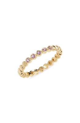 Bony Levy 14K Gold Amethyst Stacking Ring in 14K Yellow Gold 