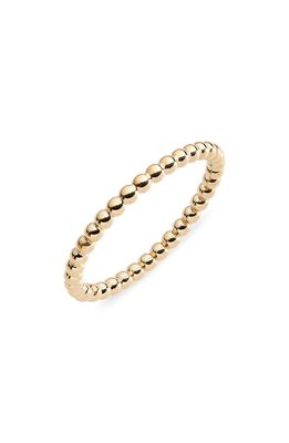 Bony Levy 14K Gold Beaded Stacking Ring in 14K Yellow Gold