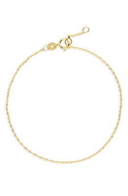 Bony Levy 14K Gold Essential Singapore Chain Bracelet in 14K Yellow Gold