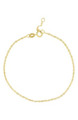 Bony Levy 14K Gold Mini Anchor Chain Bracelet in 14K Yellow Gold