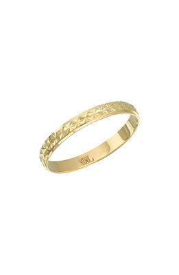 Bony Levy 14K Gold Textured Band Ring in 14K Yellow Gold