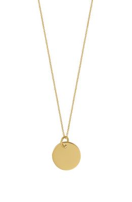 Bony Levy 14K Yellow Gold Circle Pendant Necklace