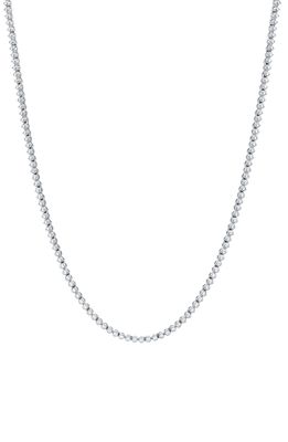 Bony Levy Audrey Diamond Tennis Necklace in 18K White Gold