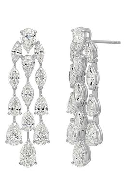 Bony Levy Collectors Diamond Fringe Drop Earrings in 18K White Gold