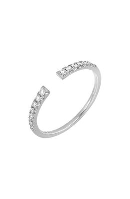 Bony Levy Diamond Cuff Ring in 18K White Gold